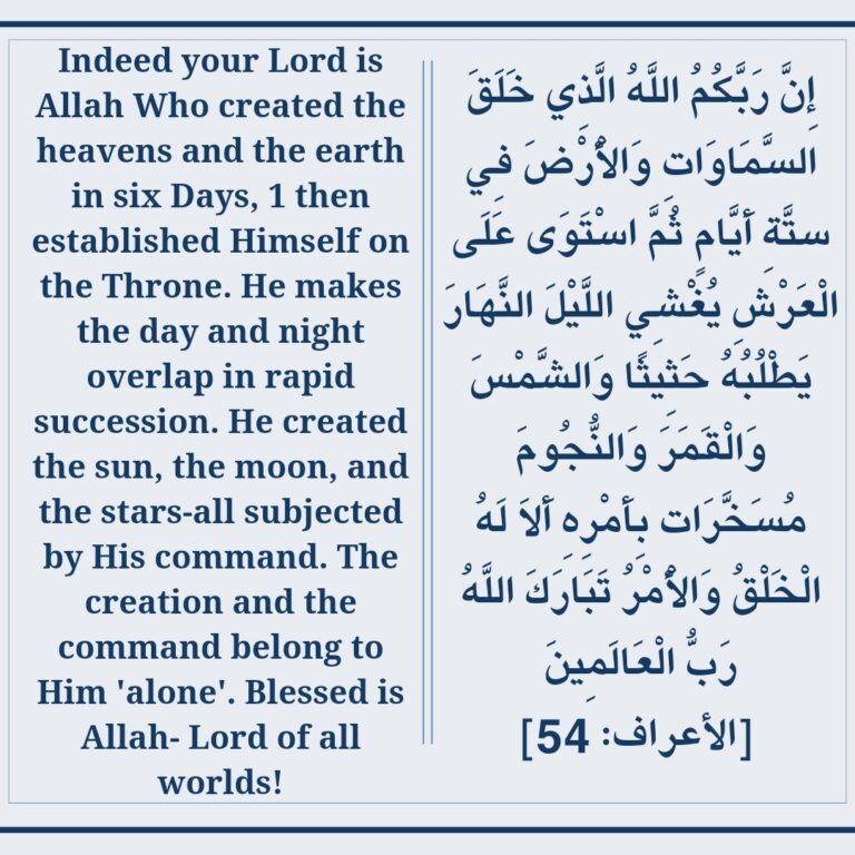 1st Pillar of Islam – Shahadah