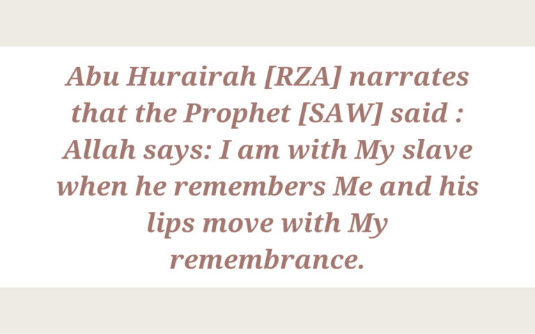 Dhikr Of Allah 